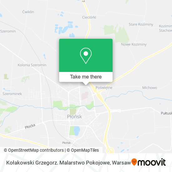 Kołakowski Grzegorz. Malarstwo Pokojowe map