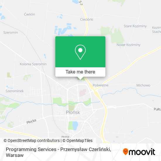 Programming Services - Przemysław Czerliński map
