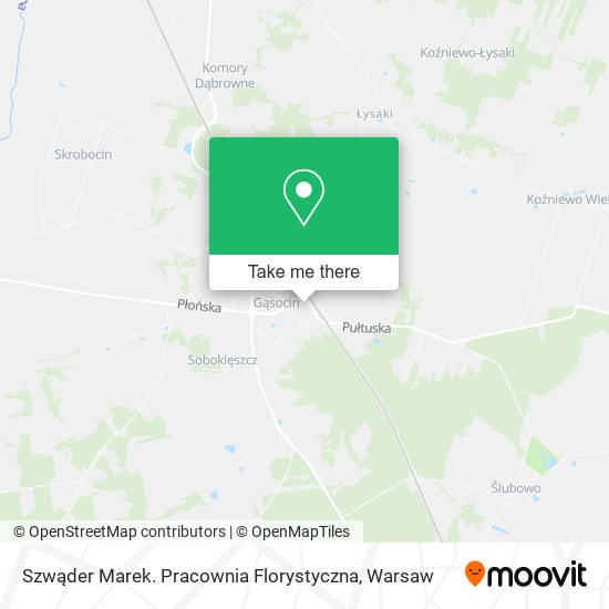 Szwąder Marek. Pracownia Florystyczna map