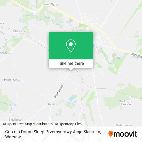 Cos dla Domu Sklep Przemysłowy Aicja Skierska map