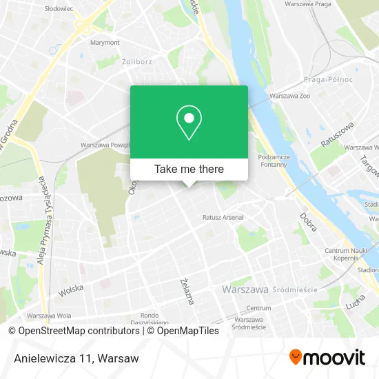 Anielewicza 11 map