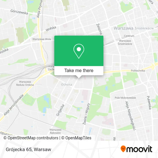 Grójecka 65 map
