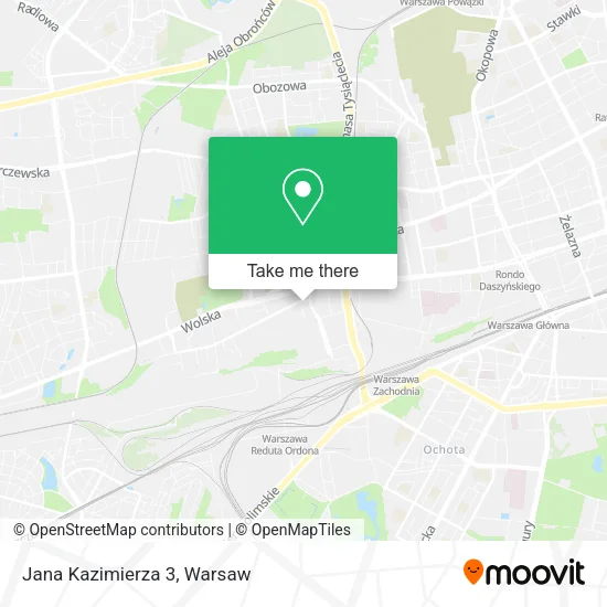 Jana Kazimierza 3 map
