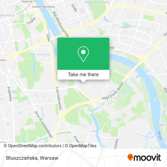 Bluszczańska map