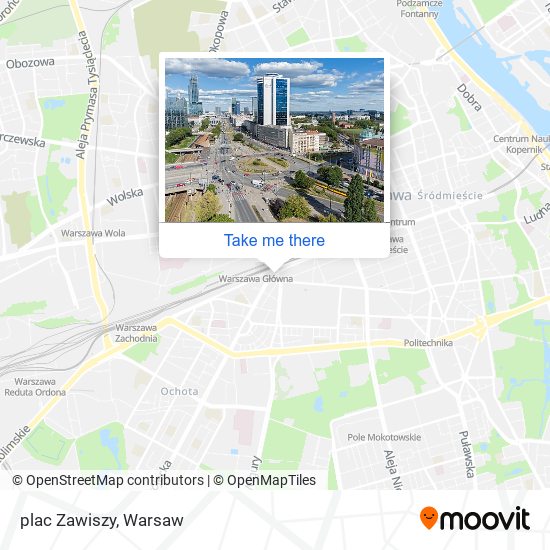 plac Zawiszy map