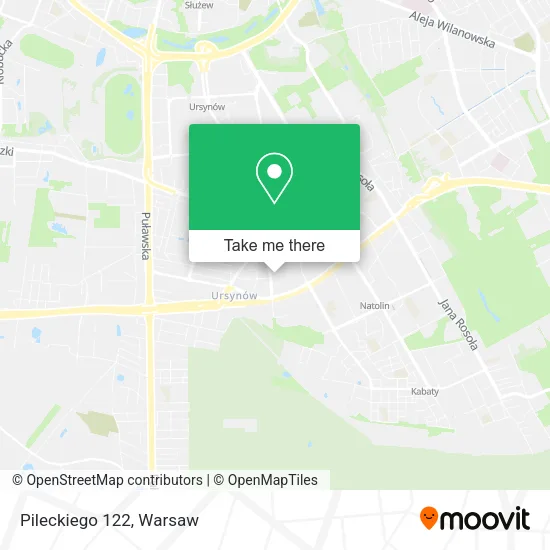 Pileckiego 122 map
