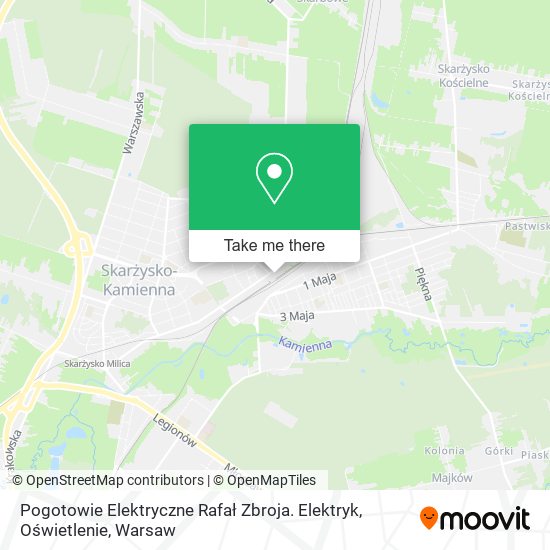 Карта Pogotowie Elektryczne Rafał Zbroja. Elektryk, Oświetlenie