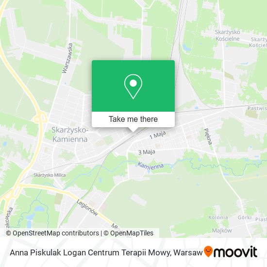 Anna Piskulak Logan Centrum Terapii Mowy map