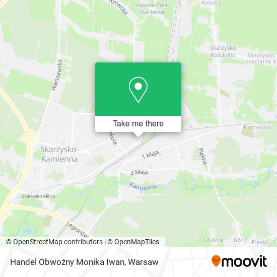 Handel Obwoźny Monika Iwan map