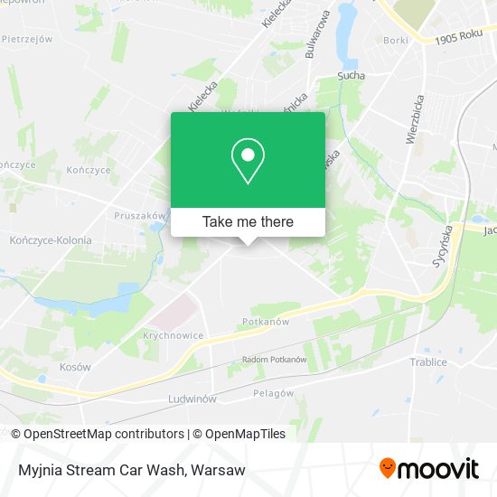 Myjnia Stream Car Wash map