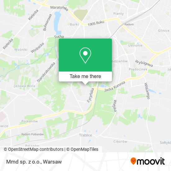 Mmd sp. z o.o. map