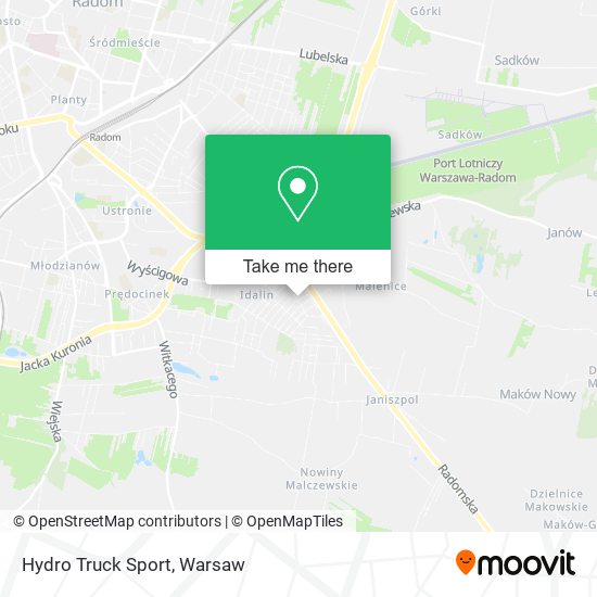 Hydro Truck Sport map