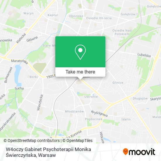 W4oczy Gabinet Psychoterapii Monika Świerczyńska map