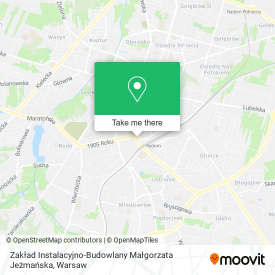 Zakład Instalacyjno-Budowlany Małgorzata Jeżmańska map