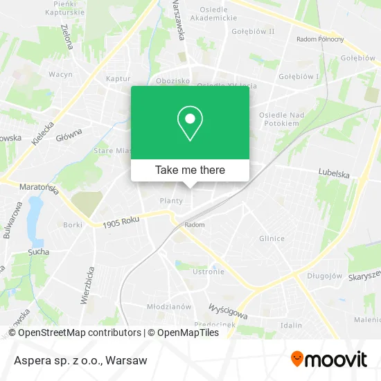 Карта Aspera sp. z o.o.
