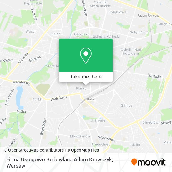 Firma Usługowo Budowlana Adam Krawczyk map