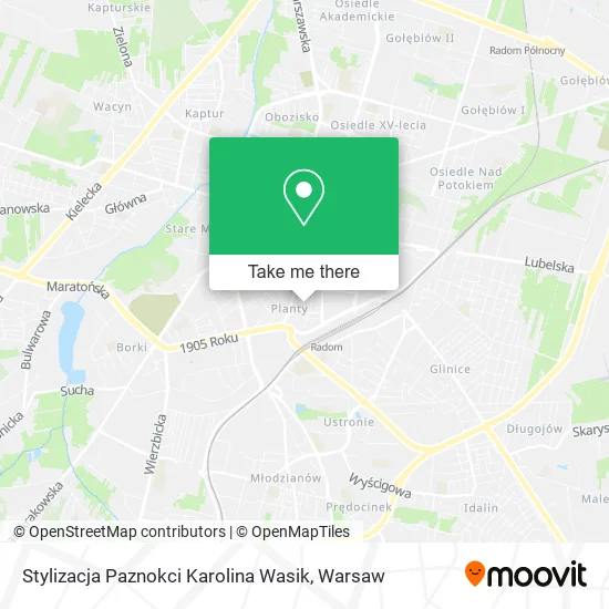 Карта Stylizacja Paznokci Karolina Wasik