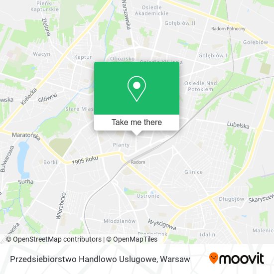 Przedsiebiorstwo Handlowo Uslugowe map