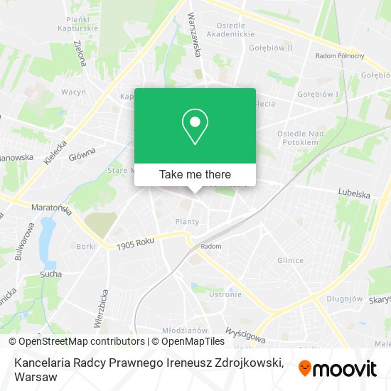 Kancelaria Radcy Prawnego Ireneusz Zdrojkowski map