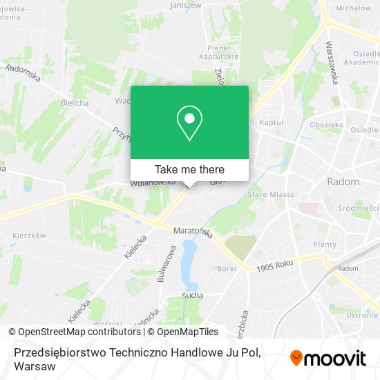 Przedsiębiorstwo Techniczno Handlowe Ju Pol map