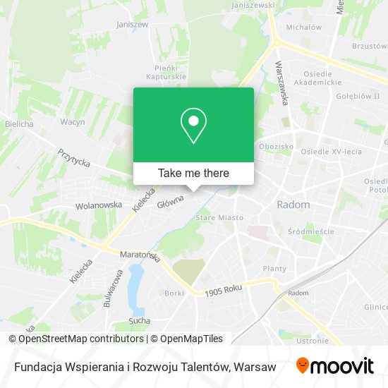 Fundacja Wspierania i Rozwoju Talentów map