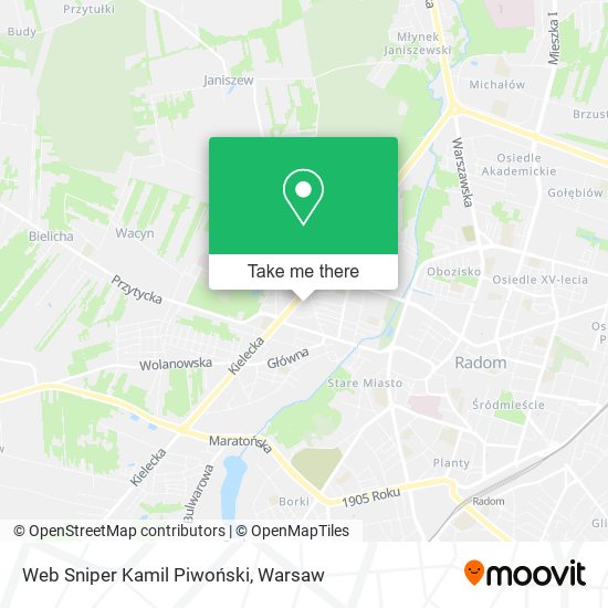 Web Sniper Kamil Piwoński map