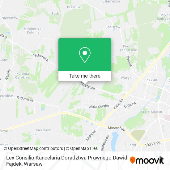 Lex Consilio Kancelaria Doradztwa Prawnego Dawid Fajdek map