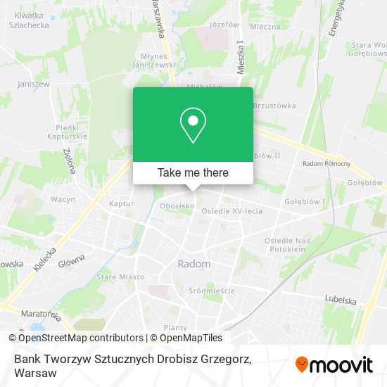 Bank Tworzyw Sztucznych Drobisz Grzegorz map