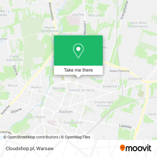 Карта Cloudshop.pl