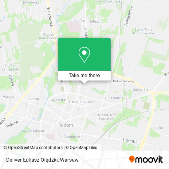 Deliver Łukasz Olędzki map