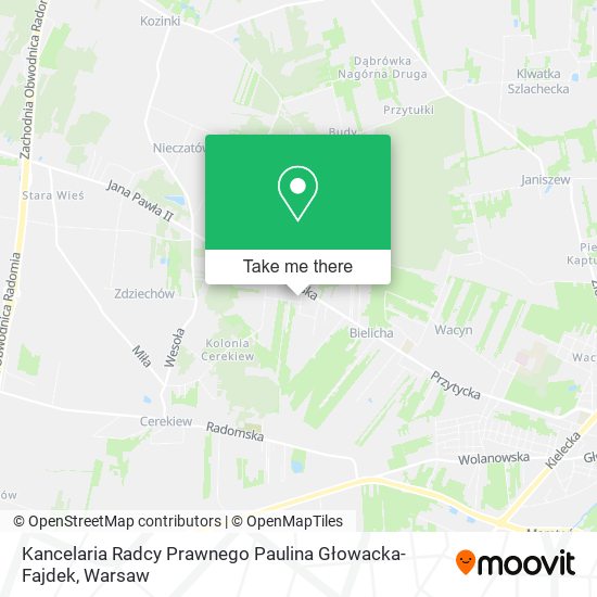 Kancelaria Radcy Prawnego Paulina Głowacka-Fajdek map