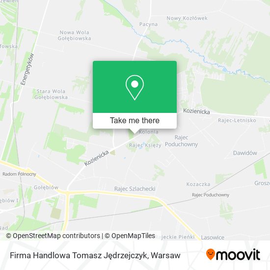 Firma Handlowa Tomasz Jędrzejczyk map