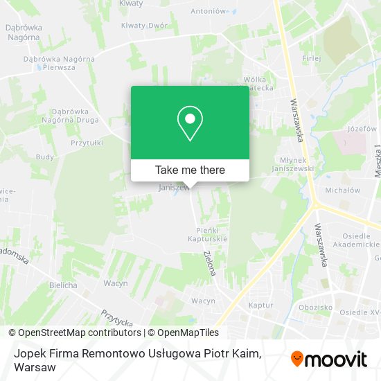 Jopek Firma Remontowo Usługowa Piotr Kaim map