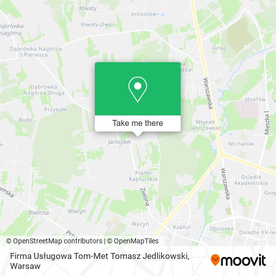 Firma Usługowa Tom-Met Tomasz Jedlikowski map