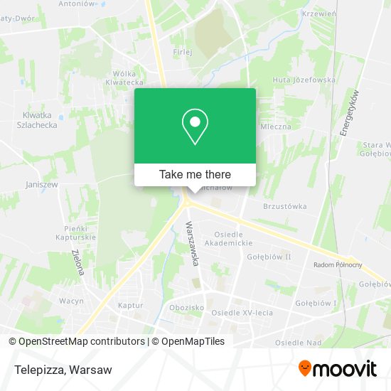 Telepizza map