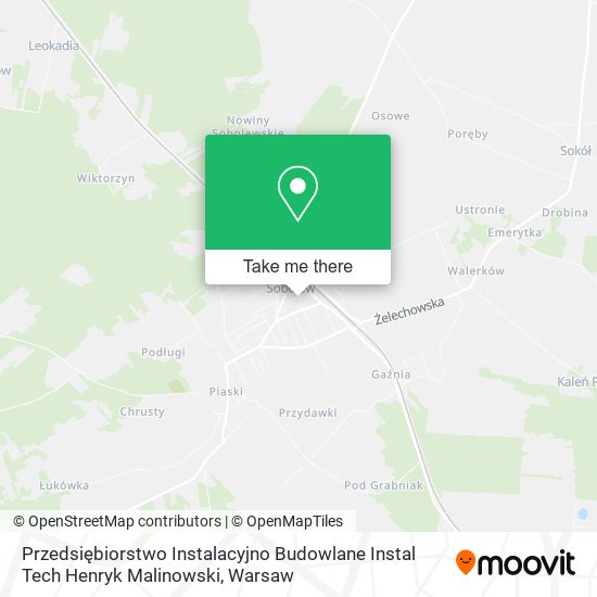 Przedsiębiorstwo Instalacyjno Budowlane Instal Tech Henryk Malinowski map