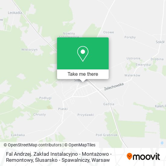 Карта Fal Andrzej. Zakład Instalacyjno - Montażowo - Remontowy, Ślusarsko - Spawalniczy