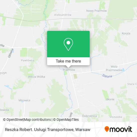 Reszka Robert. Usługi Transportowe map