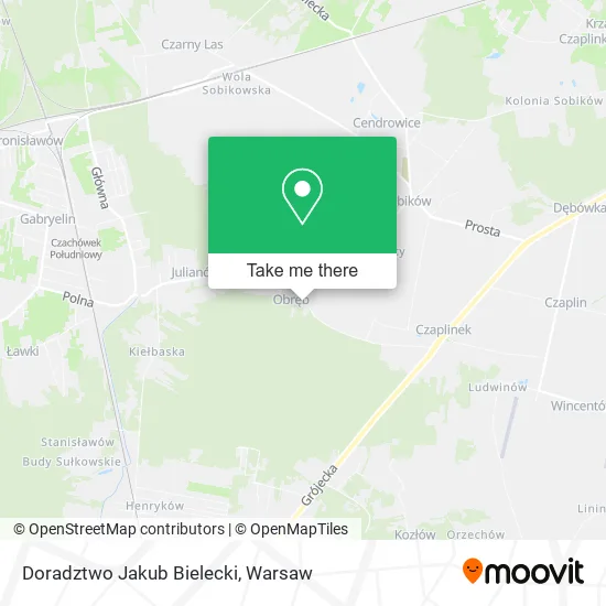 Doradztwo Jakub Bielecki map