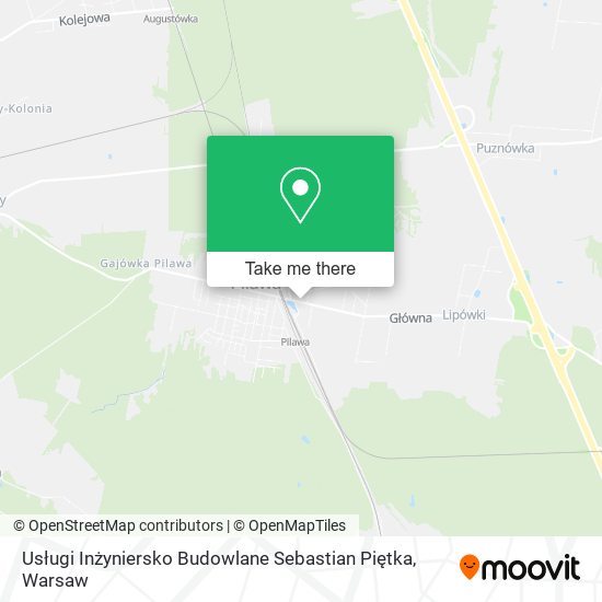 Usługi Inżyniersko Budowlane Sebastian Piętka map