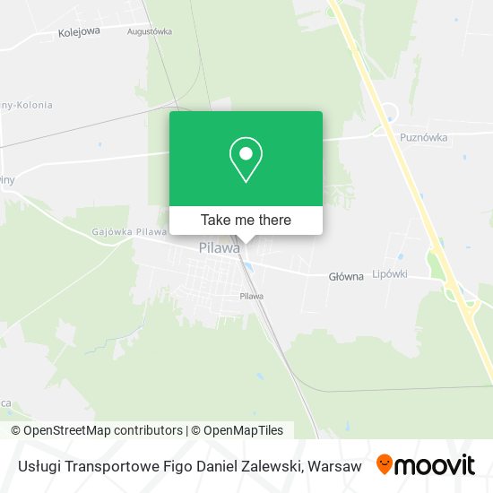 Usługi Transportowe Figo Daniel Zalewski map