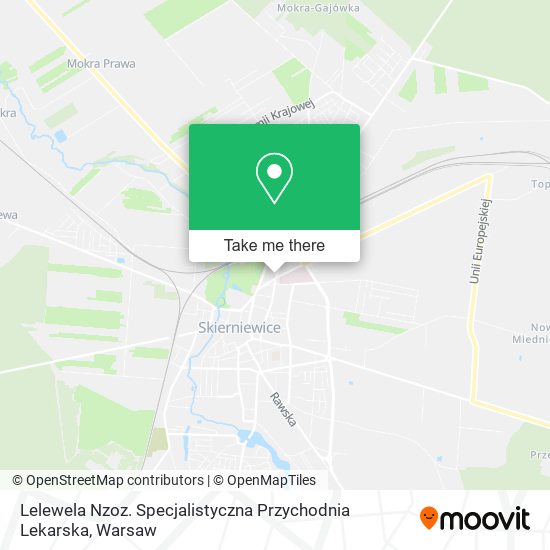 Lelewela Nzoz. Specjalistyczna Przychodnia Lekarska map