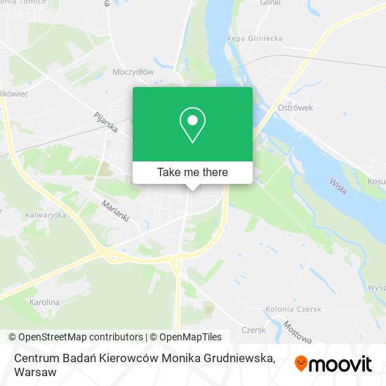 Centrum Badań Kierowców Monika Grudniewska map