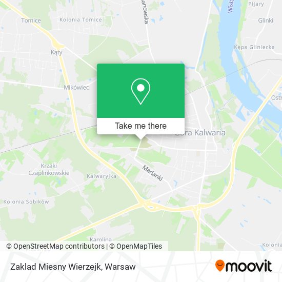 Zaklad Miesny Wierzejk map