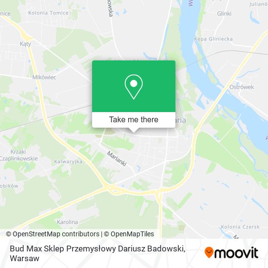 Bud Max Sklep Przemysłowy Dariusz Badowski map