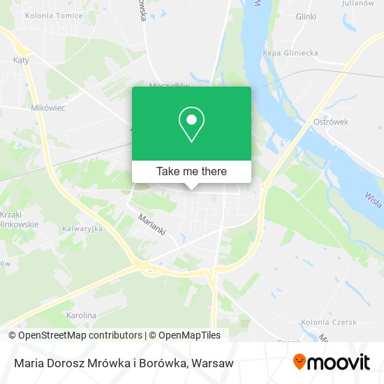 Maria Dorosz Mrówka i Borówka map