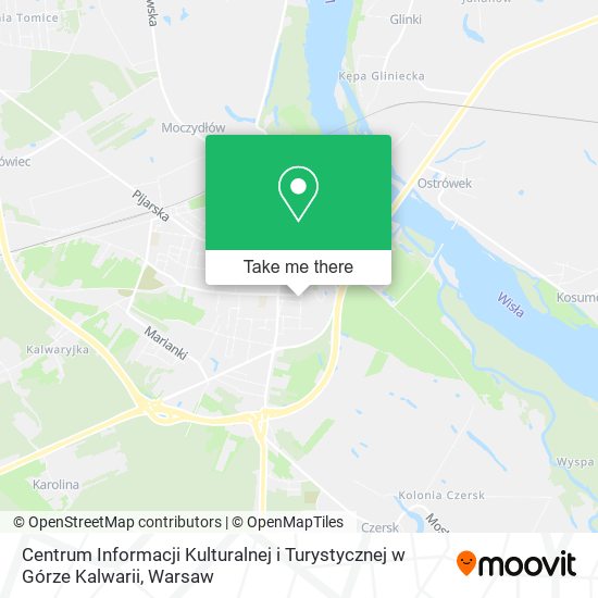 Centrum Informacji Kulturalnej i Turystycznej w Górze Kalwarii map