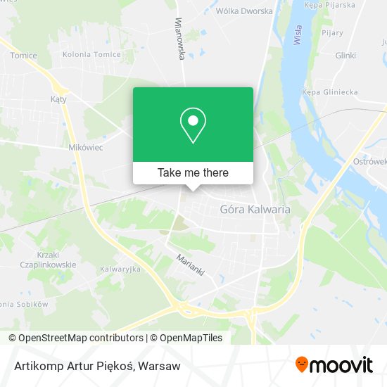 Artikomp Artur Piękoś map