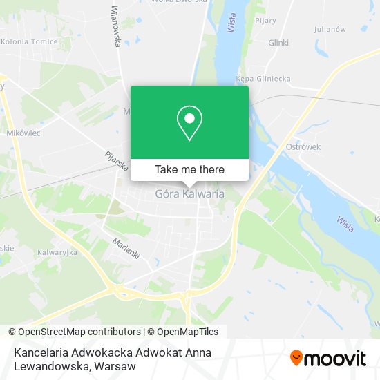 Kancelaria Adwokacka Adwokat Anna Lewandowska map