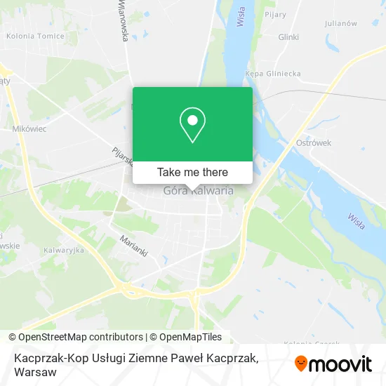 Карта Kacprzak-Kop Usługi Ziemne Paweł Kacprzak